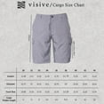 thumbnail image 6 of Visive Men's Hybrid Cargo Shorts - 2-Pack - Quick Dry, 4-Way Stretch, Versatile for Land & Sea - Sizes 30-50 - Ideal for Outdoor Activities: Golf, Hike, Bike, Swim, & Hunt, 6 of 6