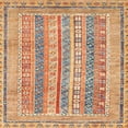 thumbnail image 1 of Ahgly Company Indoor Square Abstract Chocolate Brown Abstract Area Rugs, 3' Square, 1 of 6