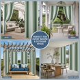 thumbnail image 5 of Dark Green Ombre Stripe Outdoor Curtains for Patio Waterproof,Windproof Privacy Curtains with Weighted Bottom,Farmhouse Simple Striped Outside Drapes for Picnic Garage Backyard Cabana 54"x84" 1 Panel, 5 of 8