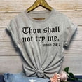 thumbnail image 2 of MSJUHEG Sweatshirt For Women Womens Tops Women Fashion Casual O-Neck Letter Print Short Sleeve T-Shirt Top Blouses Womens Sweatshirt Gray Xxl, 2 of 4