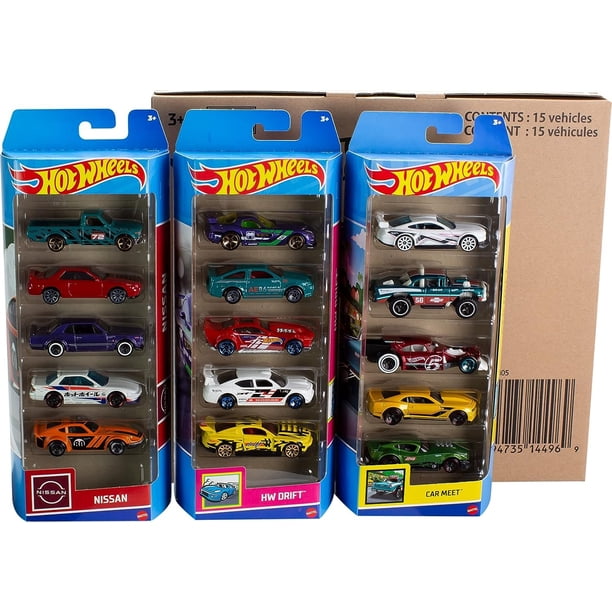 Hotwheels ベーシックカー 114台まとめ売り Hot Wheels, Set of 15 Toy Cars or Trucks, Styles May Vary, 1:64