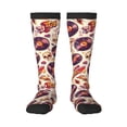 thumbnail image 1 of Fotbe rock music Skull record Calcetas Divertidas Estampadas para Hombre y Mujer, Calcetas de Algodón hasta la Rodilla para Caminar, Correr, Enfermería y Embarazo, 1 of 6