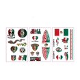 thumbnail image 2 of 3 Pcs Football Temporary Tattoos Football Team Tattoos Footballs Face Stickers for Touch Down Party Decorations Sports Themed Party plies, 2 of 6