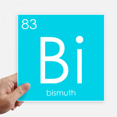 thumbnail image 1 of Chestry Elements Period Table Poor Metals Bismuth Bi Sticker Tags Wall Picture Laptop Decal Self adhesive, 1 of 1