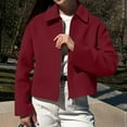 thumbnail image 4 of Mifsaly Long Sleeve Lightweight Bomber Jacket Soild Color Fashion Fall Outerwear, 4 of 9