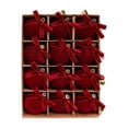 thumbnail image 2 of Solid Velvet Christmas Ball Ornament Set Fabric Hanging Baubles for Xmas Tree Holiday Decor, 2 of 6