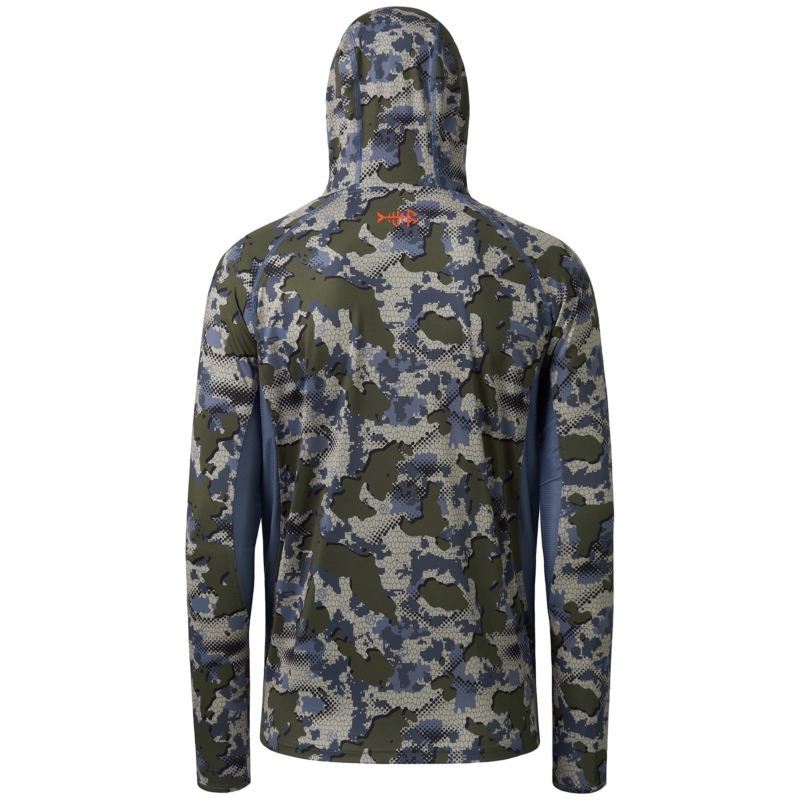 BASSDASH UPF 50+ Men’s Hunting Shirts with Mask Long Sleeve Camo Fishing Hoodie