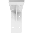 thumbnail image 3 of Ekena Millwork 2"W x 8"D x 4 1/4"H Embrey Steel Bracket, White Primer, 3 of 11