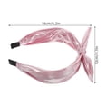 thumbnail image 2 of FOMIYES Glitter Bow Headband Metallic Knotted Wide Hairband Shiny Fashion Accessory for Festival Party, 2 of 7