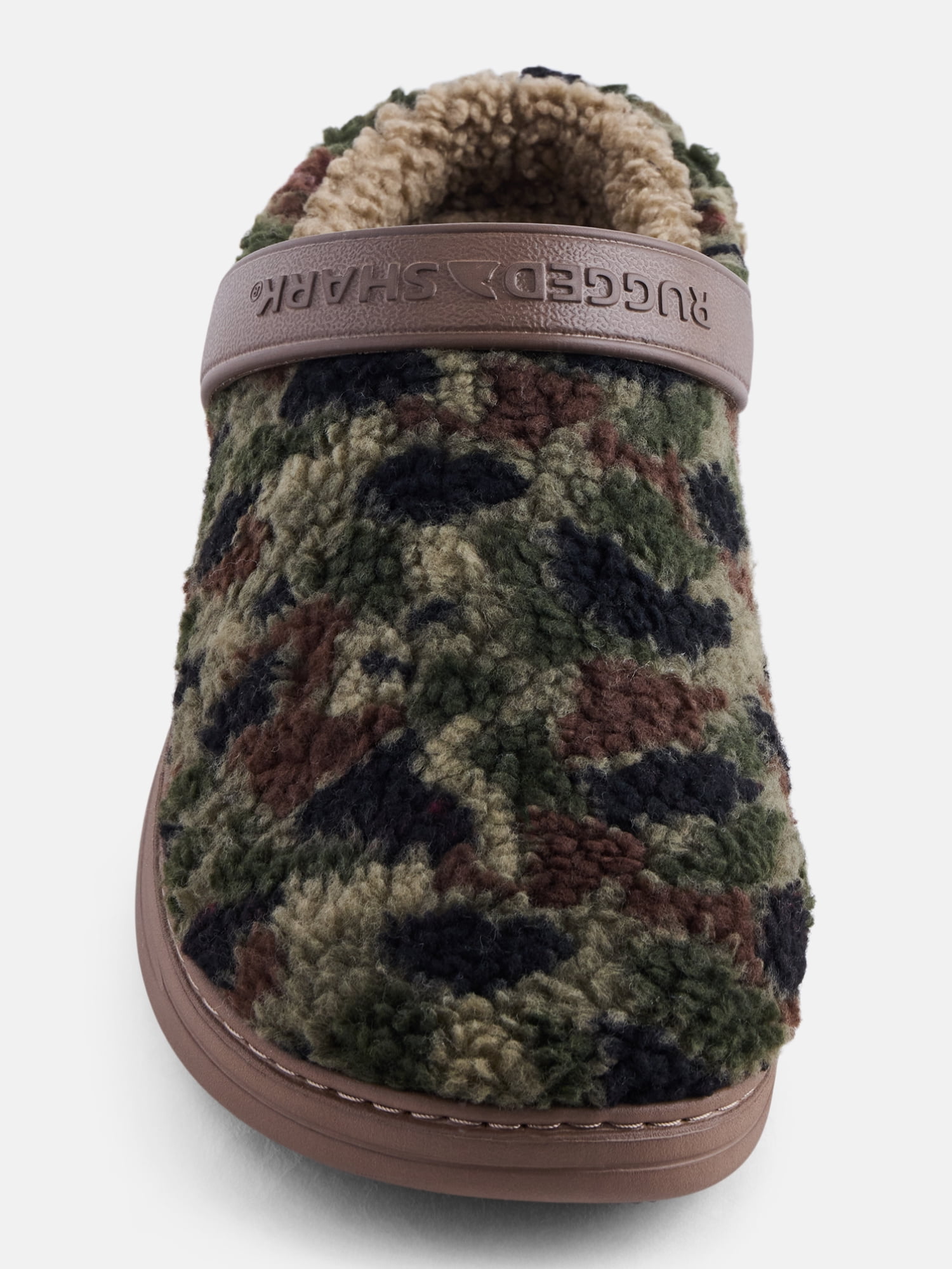Rugged Shark Men's Faux Shearling Clogs