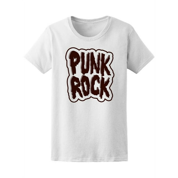 Punk Rock T-Shirt Women -Image by Shutterstock, Female Medium