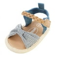 thumbnail image 7 of Newborn Infant Baby Girl Bow-knot Sandals PU Beach Shoes Footwear 0-18M, 7 of 7
