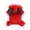 Red, variant on Pet Dog Cat Soft Winter Fleece Jumpsuit, Warm Snug Four-Legged Comfortable Coat, Cozy Snowsuit for All Breeds Cold Weather Outdoor Fun Brown L