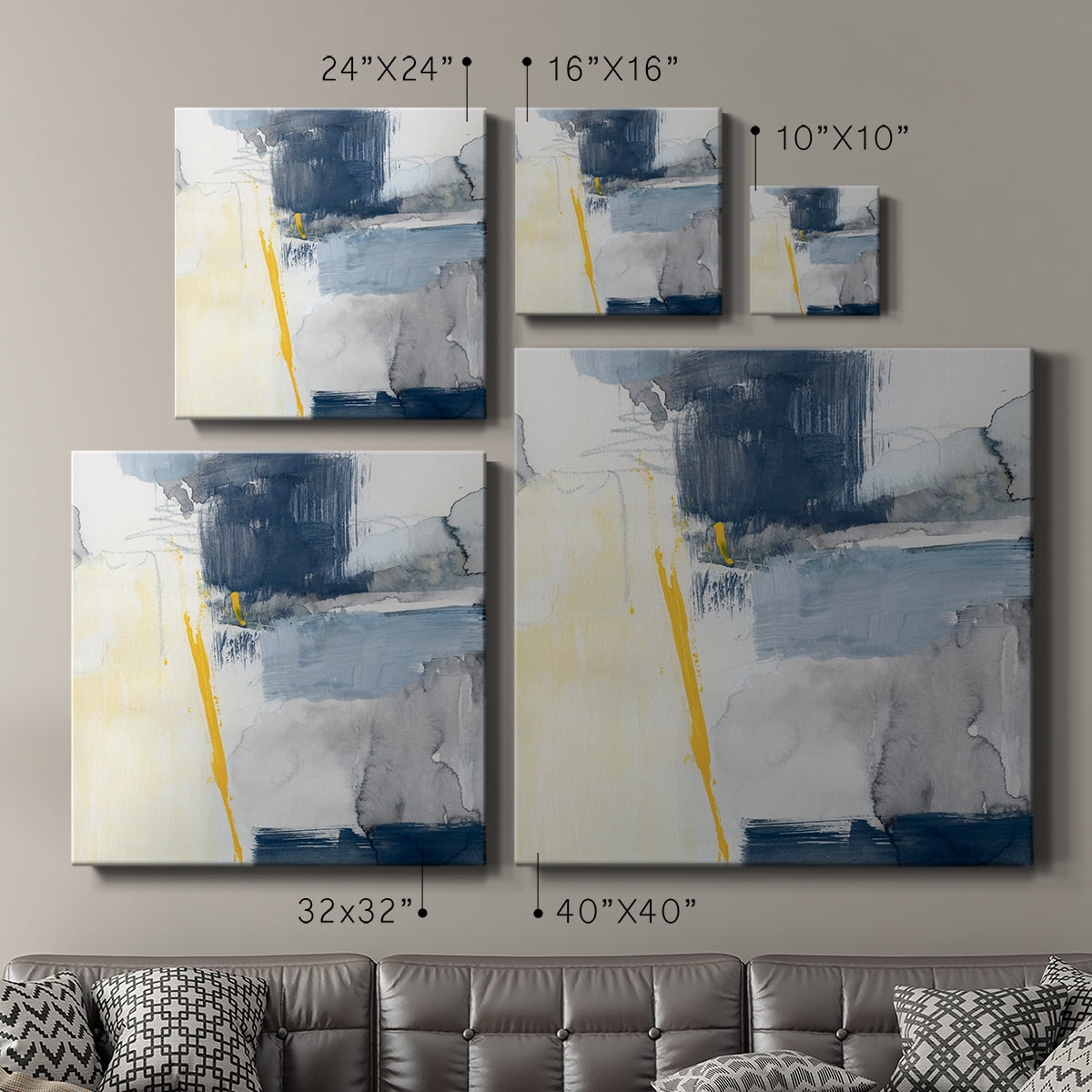 Wexford Home Raio II-Premium Gallery Wrapped Canvas, 32" x 32" - Ready to Hang