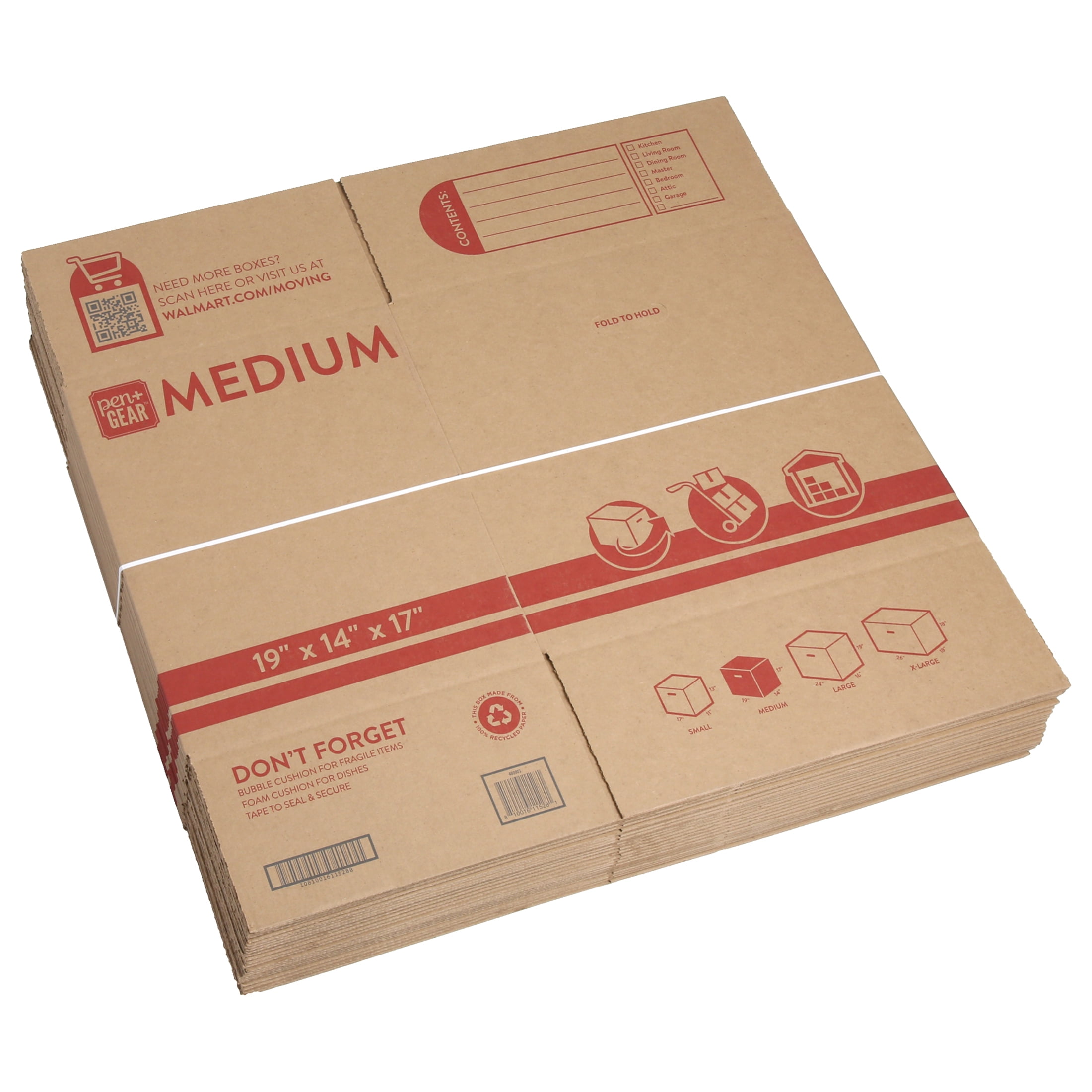  Moving Boxes Kit – 25 Moving Boxes Large/Medium/Small