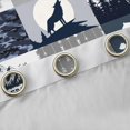 thumbnail image 4 of Homewish Safari Deer Wolf Black Out Curtains For Female Men Adults,Abstract Camo Camouflage Curtains Pack of 2 (42x63 Each),Geometric Plaid Grid Bedroom Curtains,Lightweight Room Decor, 4 of 6