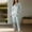 Light blue, variant on FUNUONY Cotton Pajamas for Women Set 2 Piece Long Sleeve Button Up Sleepwear Loose Pj Pants Sets Soft Comfy Loungewear Casual Lapel Button Print Two Piece Long Sleeve Pajamas Pajamas Suit White M