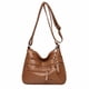 thumbnail image 1 of Bolso de hombro sólido de PU para mujer Bolso bandolera clásico con múltiples bolsillos (marrón) Tmvgtek Oficina Multiescena Multifunción, 1 of 8