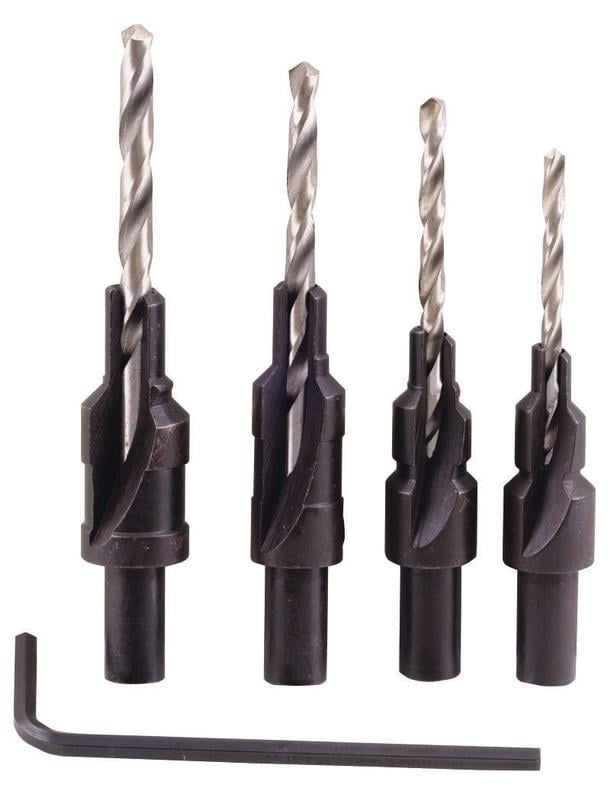 Vermont American 16615 Screw Pilot Countersink Set 4 Piece by Vermont American