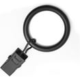 thumbnail image 4 of Clip Rings, Fits Rods 3/4-in. Diameter, Curtain & Drapery Hardware, Essential Black - Pack of 12, 4 of 5