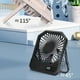 thumbnail image 5 of Ventiladores Personales Ventilador Escritorio Pequeño Portátil,Ventilador Viaje con Banco Energía,Ventilador Personal 3 Velocidades, Ventilador Silencioso para Exteriores Rosa, 5 of 5