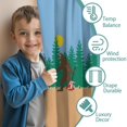 thumbnail image 3 of Blackout Kids Curtains,Blue Bigfoot and Guitar Pattern Childrens Insulated Curtains Set Of 2,Bedroom Essentials,Toddler Room Decor 52x63in(132x160cm), 3 of 5