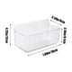 thumbnail image 3 of Organizador de baño colgante de plástico transparente con orificios de drenaje, estante adhesivo para guardar cosméticos para ducha y cocina, sin necesidad de taladrar, disponible en 2 tamaños., 3 of 6