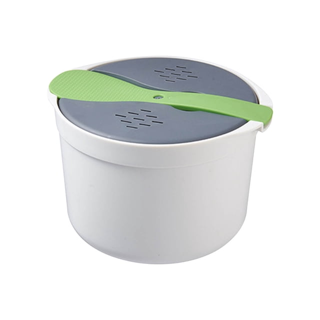 Arrocera para microondas (2024) con cuchara, horno microondas de alta temperatura, caja especial para cocinar al vapor, olla arrocera