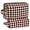 Brown, variant on YOOLIFE Cosmetic Bag Cute Makeup Bag, Travel Makeup Bag Makeup Pouch Gifts for Her Teen Girl Gifts Toiletry Bag Diamond Shape Plaid