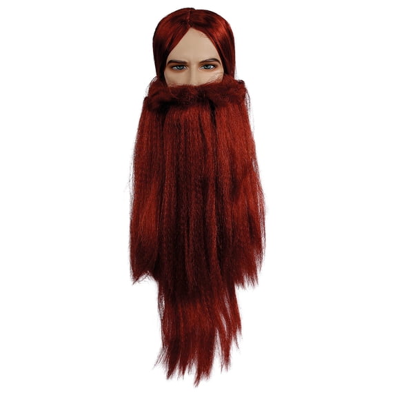 Men's Wizard Wig & Beard Set