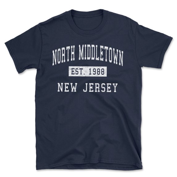 North Middletown New Jersey Classic Established Men's Cotton T-Shirt