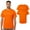 Neon Safety Orange 2 Pcs, variant on High Visibility Short Sleeve Workwear Tee, 100% Polyester Hi Vis Reflective Performance T-Shirts for Men (Neon Safety Orange 6 Pack, 2XL)