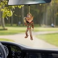 thumbnail image 2 of Adornos para árbol de películas de terror, adornos colgantes creativos de terror para Halloween, adornos colgantes de terror para coche, mini adornos para árbol de Halloween, adornos navideños para de, 2 of 3