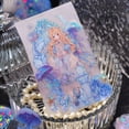 thumbnail image 4 of Pegatinas de PET de la serie Jellyfish, embalaje de conchas de acuarela con láser de ensueño, material oceánico, diario, pegatinas de tarjetas Goo Goo, 4 of 5