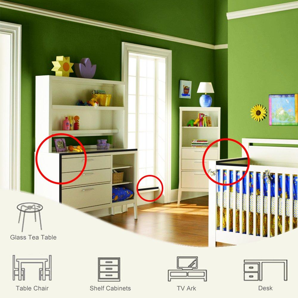 Akisor Corner and Edge Guards - 14ft (4.3m) [ 13ft Edge Cushion + 8 Corner Cushion ] Premium Childproofing Protector,Child Safety