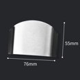 thumbnail image 3 of Cunas de protección de dedos de acero inoxidable cubiertas de protección Likrtyny de manos ajustables universales a prueba de óxido duraderas herramientas de cocina 1901 2 13 piezas, 3 of 3