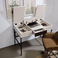 thumbnail image 2 of 31-inch Tall Desk - Side Metal Drawer Glides - Workplace - Organized Storage, 2 of 6