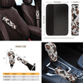 thumbnail image 5 of HUIACONG Cow Patterned Automotive Interior Accessories, with Car Seatbelt Cover Car Center Console Cushion, Compatible with All Car Types Vehicle, 5 of 8