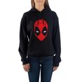 thumbnail image 2 of Marvel Deadpool Red Mask Black Hoodie, 2 of 3