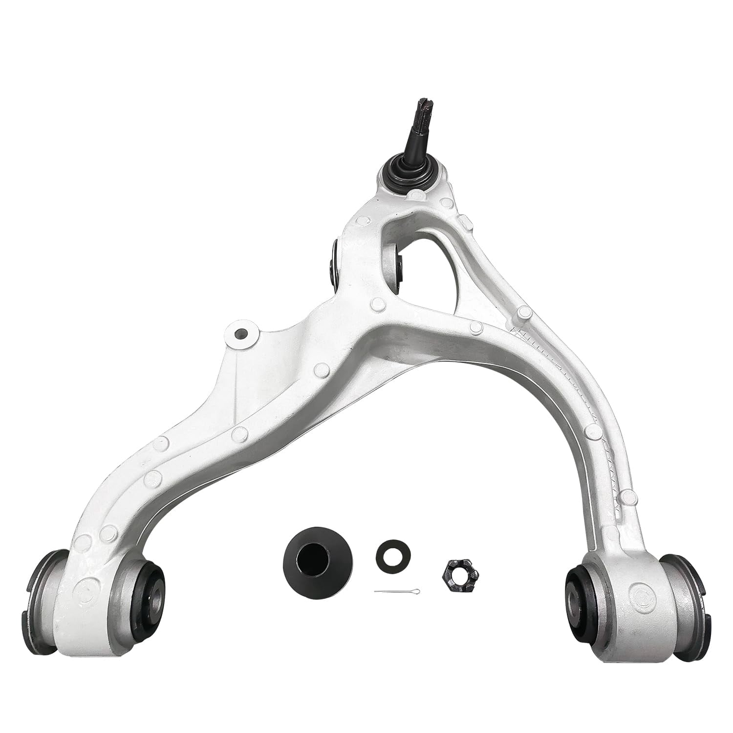 Detroit Axle - Front Upper & Lower Control Arms w/Ball Joints Replacement for 2006-2008 Dodge Ram 1500 4WD 5-Lug Standard and Crew Cab - 4pc Set