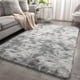 thumbnail image 1 of Alfombra Merelax Plush Shaggy 122x183 cm Gris Teñido a la Anudada, 1 of 7