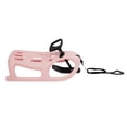 thumbnail image 3 of Pink Snow Racer Sled for Kids, Winter Sport Ski Sled Slider Board with Steering Wheel & Footrest, 220 lbs Capacity Snow Sled for Kids, Teenagers, Adult, 3 of 16