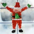 thumbnail image 3 of Dserhfy Large Christmas Santa Claus Ornaments Cute Climbing Santa Hanging Decoration for Outside Roof Window Wall Decor, 3 of 8