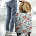 thumbnail image 2 of Pioneer Flower Floral Print Pattern Luggage Cover Fashion Suitcase Cover Baggage Covers Fit 25-28 Inch Luggage (Go Travel), 2 of 5