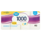 Great Value 1000 Bath Tissue Rolls, 16 Rolls - Walmart.com