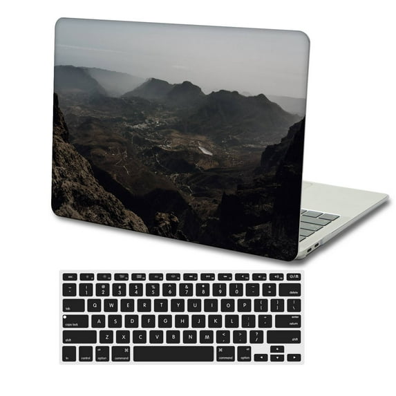 KSK KAISHEK Hard Case Shell Cover Only Compatible Old Version MacBook Air 13 inchs 2017 - 2014 2013 2012 2011 2010 A1369 & A1466 + Black Keyboard Cover, Sky Series 0962