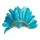 thumbnail image 3 of Diadema de plumas, tocado de plumas indias, accesorios para niños, tocados, carnaval azul, 3 of 8