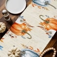 thumbnail image 2 of Thanksgiving Table Runner, Autumn Thanksgiving Kitchen Dining Table Decoration for Home Party Decor 13x72 Inches, 2 of 9