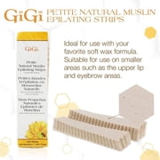 Gigi Natural Muslin Strips Petite, 100 Pack