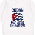 thumbnail image 3 of Inktastic Cuban Awesome Pride Toddler Sweatshirt, 3 of 4